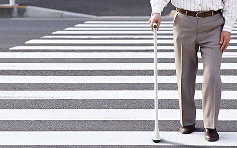 Walking with a cane for hip arthritis