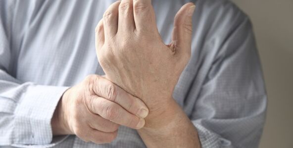 Pain in hand joints